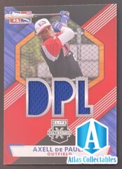 2021 Elite Extra Edition AXELL DE PAULA Materials DPL DPLM-AP Blue